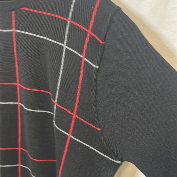 7 Downie Street Made in Italy Merino Wool Blend Crew Neck Striped Sweater XXL - Picture 9 of 16